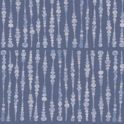 Cercles Deux Wallpaper • Blue Navy • Swatch