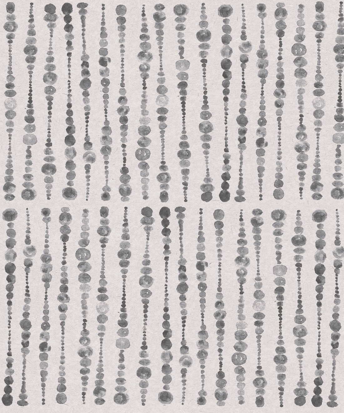 Cercles Deux Wallpaper • Charcoal White • Swatch