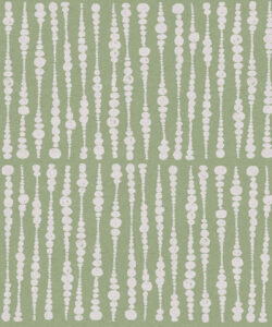 Cercles Deux Wallpaper • Snow Green • Swatch