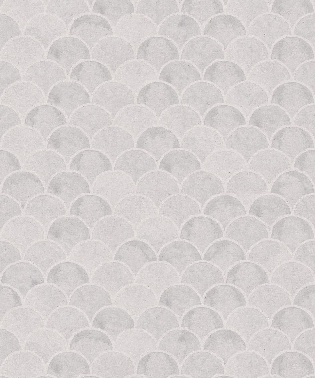 Ecailles Wallpaper • Grey White • Swatch