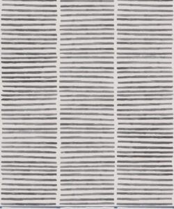 Lignes Wallpaper •Charcoal White • Swatch