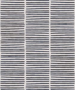 Lignes Wallpaper • Midnight White • Swatch