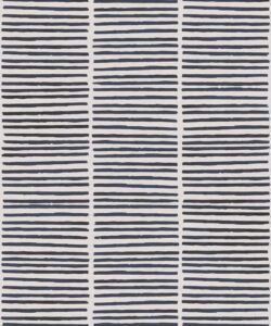 Lignes Wallpaper • Midnight White • Swatch