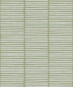 Lignes Wallpaper • Snow Green • Swatch