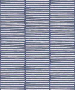Lignes Wallpaper • Snow Navy • Swatch