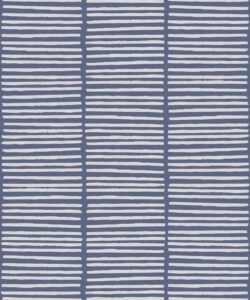 Lignes Wallpaper • Snow Navy • Swatch