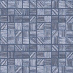 Lignes Deux Wallpaper • Blue Navy • Swatch