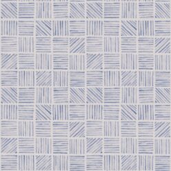 Lignes Deux Wallpaper • Blue White • Swatch