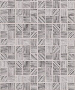 Lignes Deux Wallpaper • Charcoal Light Beige • Swatch