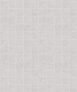 Lignes Deux Wallpaper • Grey White • Swatch