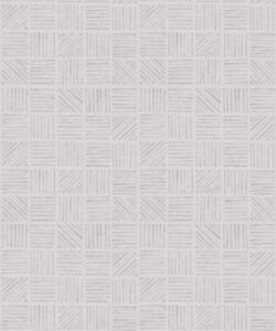 Lignes Deux Wallpaper • Grey White • Swatch