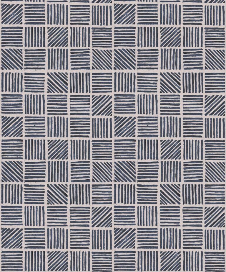 Lignes Deux Wallpaper • Weave Pattern • Milton & King USA