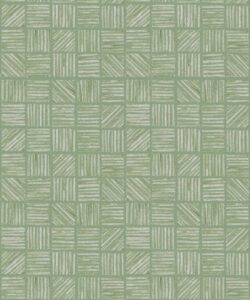 Lignes Deux Wallpaper • Sage Green • Swatch