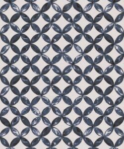 Petales Deux Wallpaper • Midnight White • Swatch