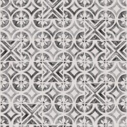 Petales Trois Wallpaper • Charcoal White • Swatch