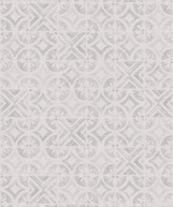Petales Trois Wallpaper • Grey White • Swatch