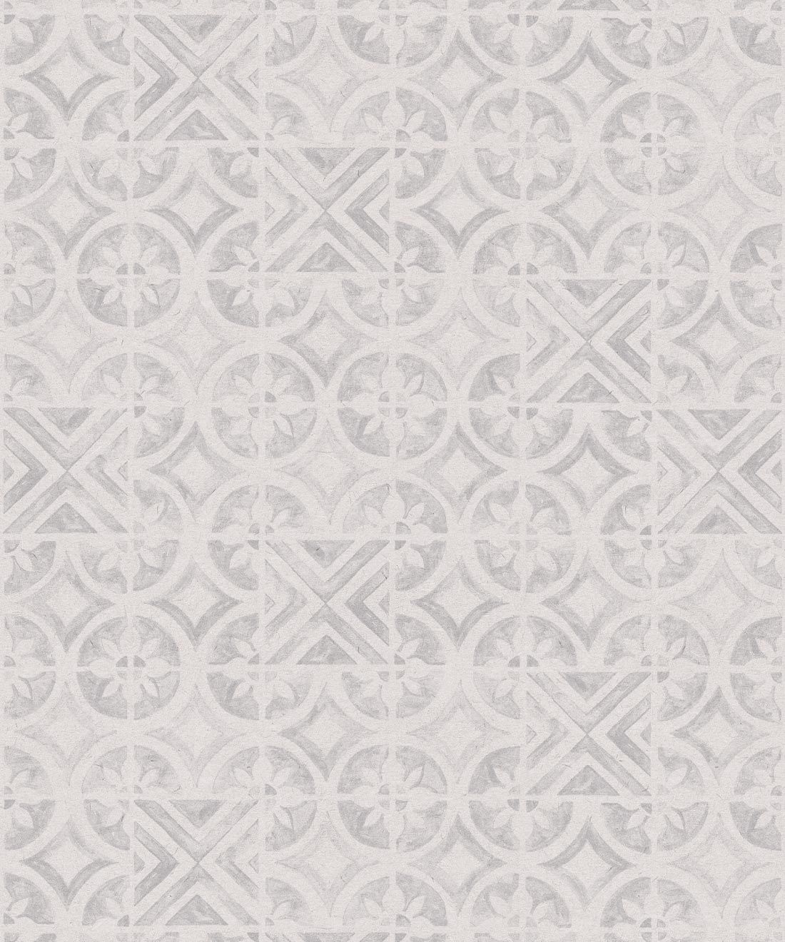 Petales Trois Wallpaper • Grey White • Swatch
