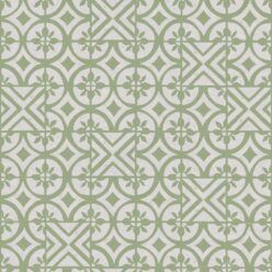 Petales Trois Wallpaper • Snow Green • Swatch