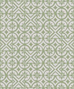 Petales Trois Wallpaper • Snow Green • Swatch