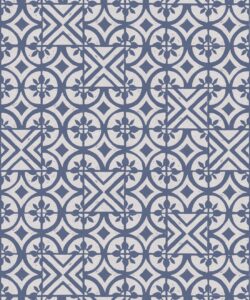 Petales Trois Wallpaper • Snow Navy • Swatch