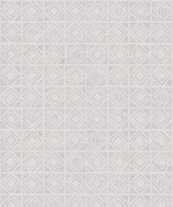 Tuile Wallpaper • Grey White • Swatch