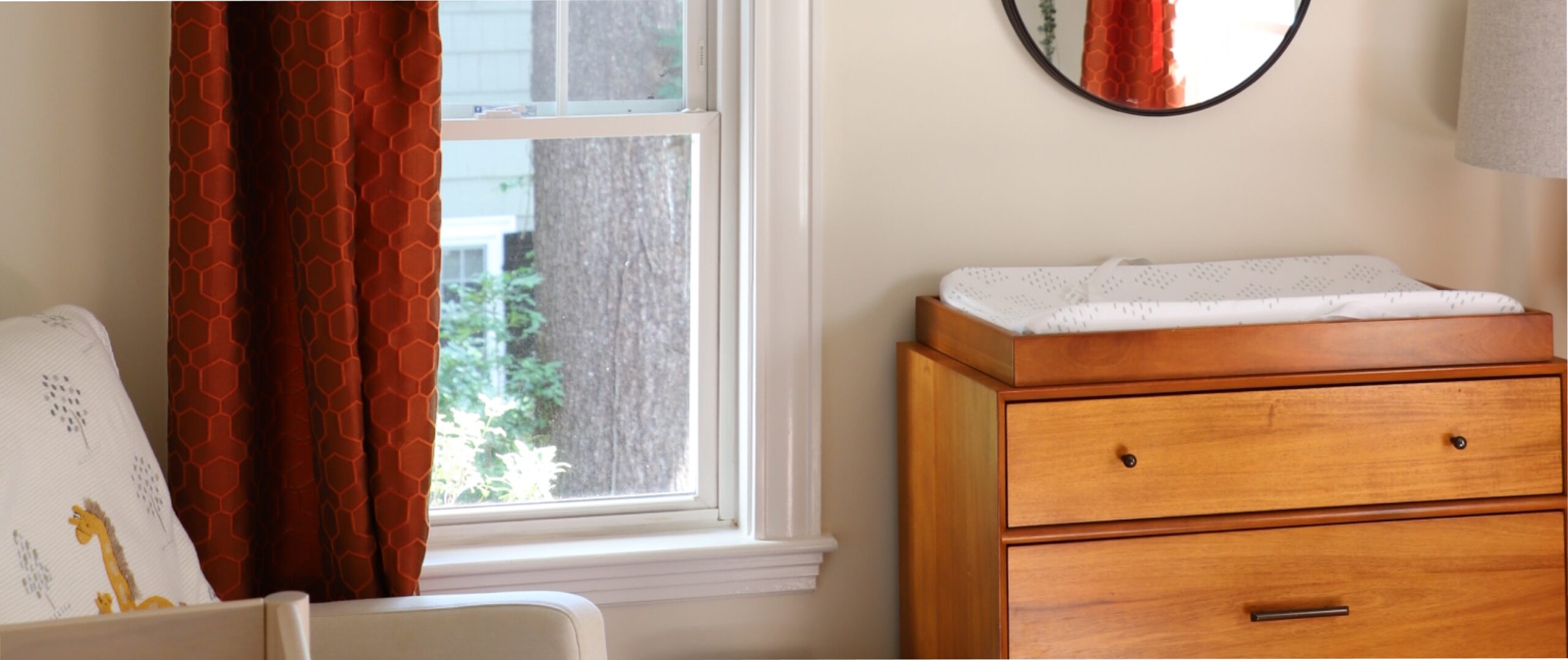 a warm, inviting nursery