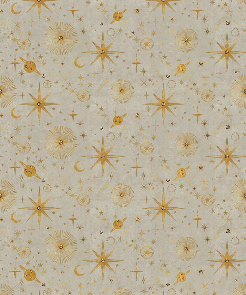 The Milky Way Wallpaper - Bethany Linz - My Sydney Collection - Colourway: Beige - Swatch