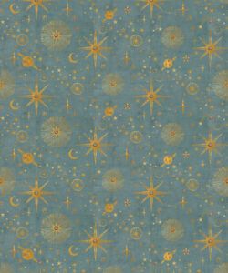 The Milky Way Wallpaper - Bethany Linz - My Sydney Collection - Colourway: French Blue - Swatch