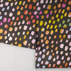 Rainbow Cheetah Wallpaper • Black • Rolls