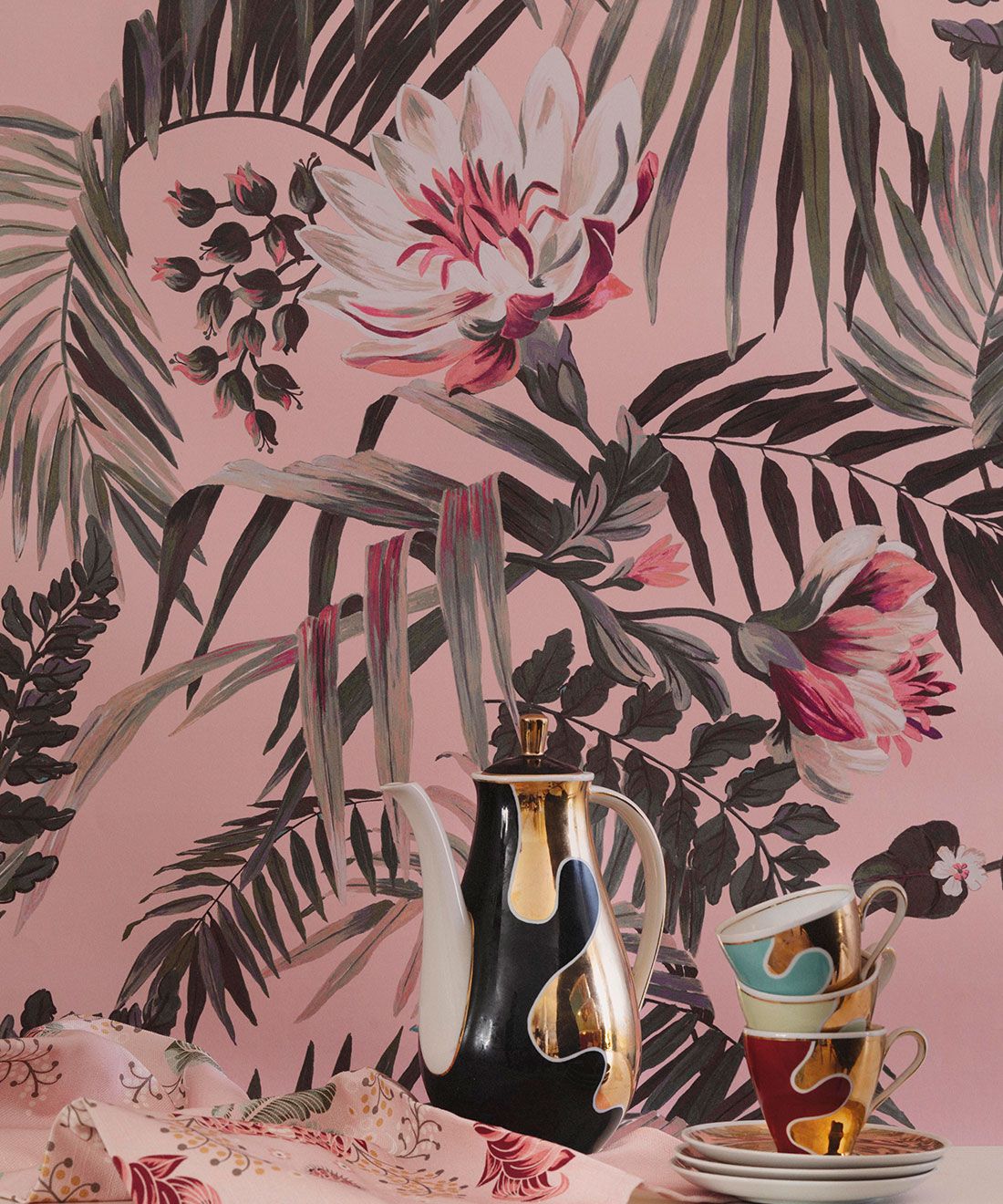 House of Heras Tropical Wallpaper Design