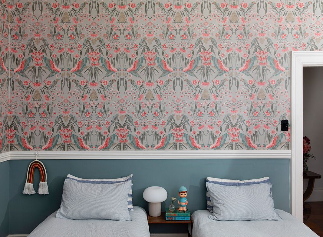 House of Heras Wallpaper Bedroom Install • Milton & King