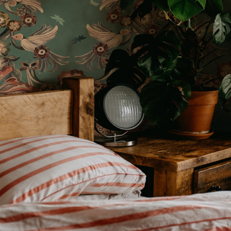 Bird Paradise Wallpaper - Gardens of Andalucia - House of Heras - Colorway: Ocean -Lookbook Gallery Image