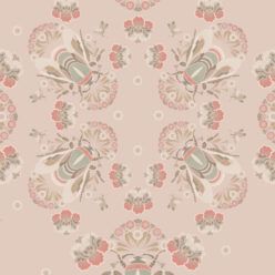 Bees Lace Wallpaper • Petal • Swatch