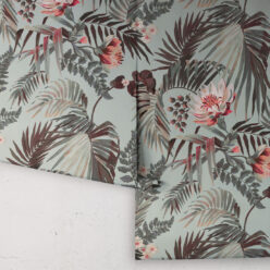 Majestic Palm Wallpaper • Glacier • Rolls