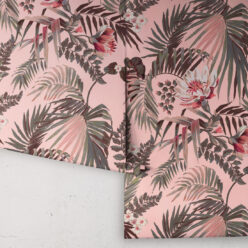 Majestic Palm Wallpaper • Rose • Rolls