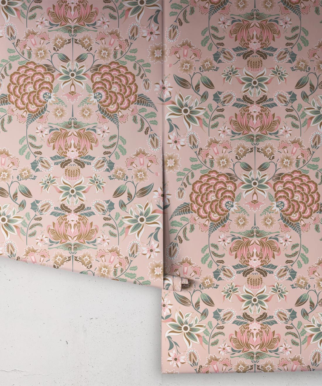 Waratah Wonderland Wallpaper • Pink • Rolls
