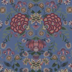 Waratah Wonderland Wallpaper • French Blue • Swatch