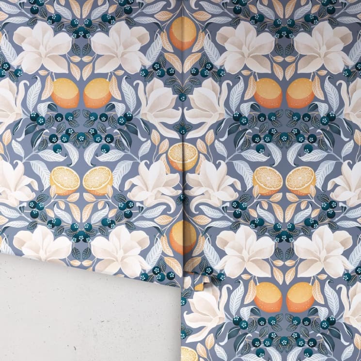Lemon and Magnolia - Lookbook Gallery - Colorway: Blue Denim - Roll