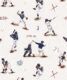 Baseball Wallpaper • Carmine • Swatch