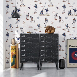 Baseball Wallpaper • Carmine • Insitu