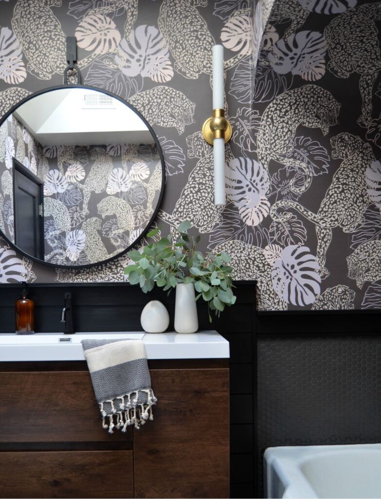 Leopard, Stunning Art Deco Inspired Wallpaper • Milton & King