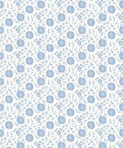 Meadow Dreams Wallpaper - Wallpaper Republic - Colorway: Blue - Swatch