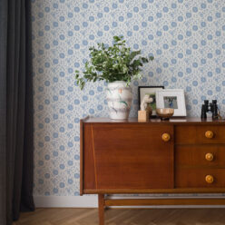 Meadow Dreams Wallpaper - Wallpaper Republic - Colorway: Blue - Insitu