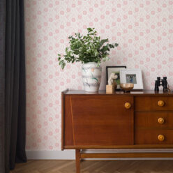 Meadow Dreams Wallpaper - Wallpaper Republic - Colorway: Pink - Insitu