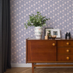 Meadow Dreams Wallpaper - Wallpaper Republic - Colorway: Stormy - Insitu
