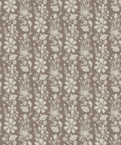 In The Bloom Collection - Wallpaper Republic - Corsage Wallpaper - Colorway: Biscuit - Swatch