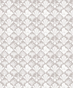 In The Bloom Collection - Wallpaper Republic - Corsage Wallpaper - Colorway: Taupe - Swatch