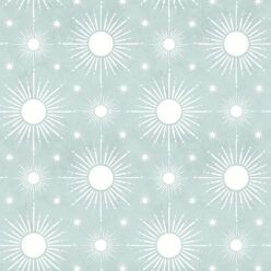 Sun Light Star Bright Wallpaper • Sea Spray • Swatch