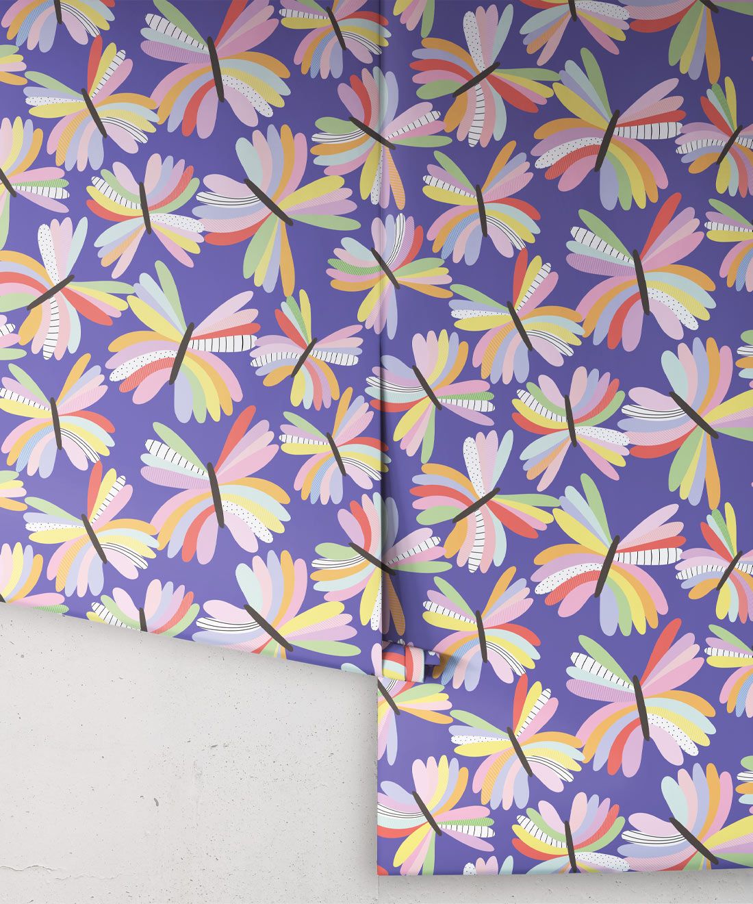 Flutter Wallpaper • Periwinkle • Rolls