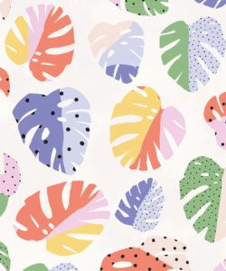 Fruity Monstera Wallpaper • Swatch